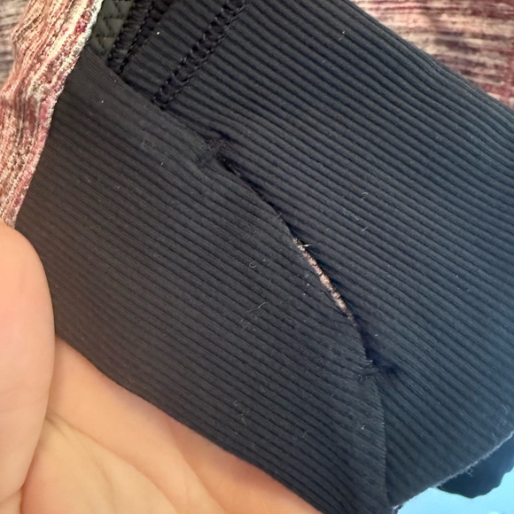 Lululemon Runderful 1/2 Zip Pullover Space Dye Camo Berry Rumble Pink Black 6 - Picture 6 of 7